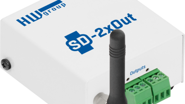 HWg SD-2xOut SensDesk monitoring Tset | Value Added IoT distributie | MCS